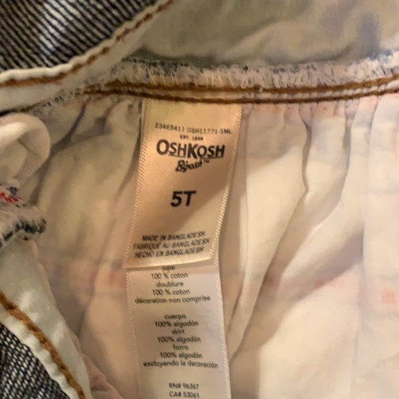 B2GOFREE 🍭 OshKosh overall dress Sz5T - Picture 3 of 7